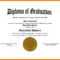 Template For High School Diploma – Mahre.horizonconsulting.co With Fake Diploma Certificate Template
