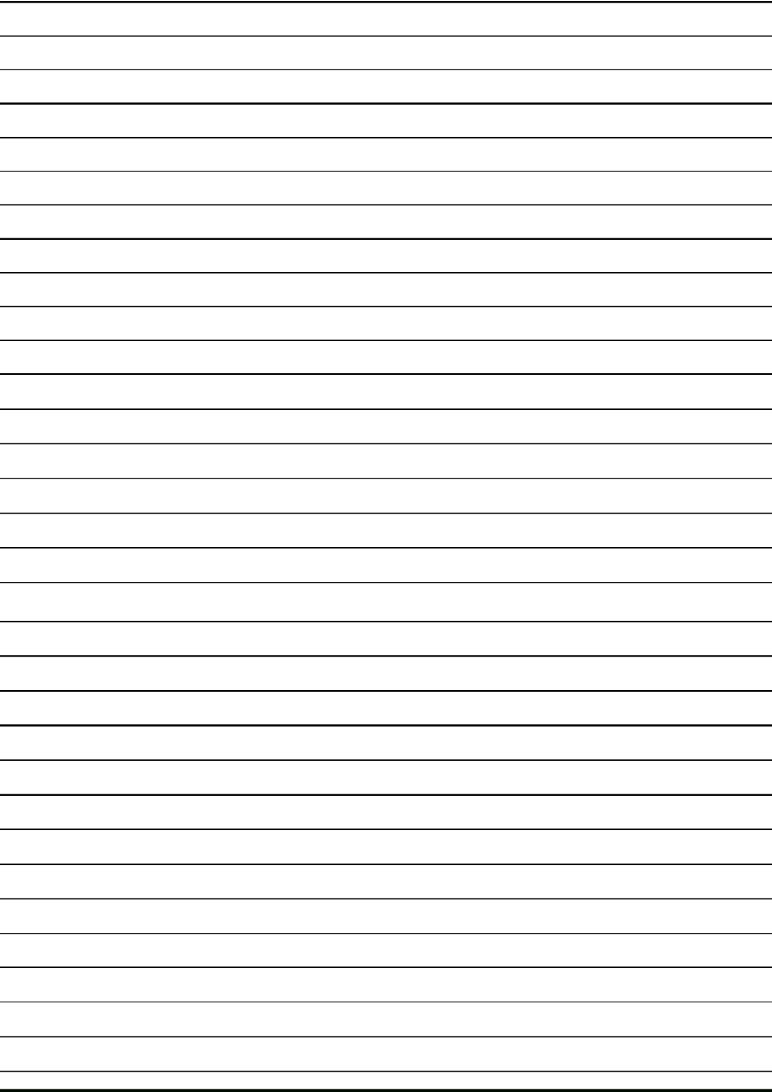 Microsoft Word Lined Paper Template