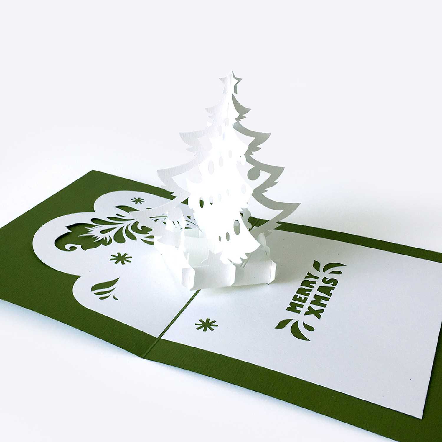 Template Pop Up Card «Christmas Tree» Intended For 3D Christmas Tree Card Template