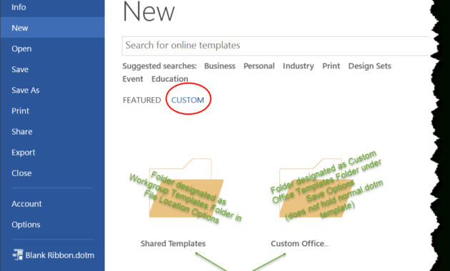 Templates In Microsoft Word - One Of The Tutorials In The inside How To Create A Template In Word 2013