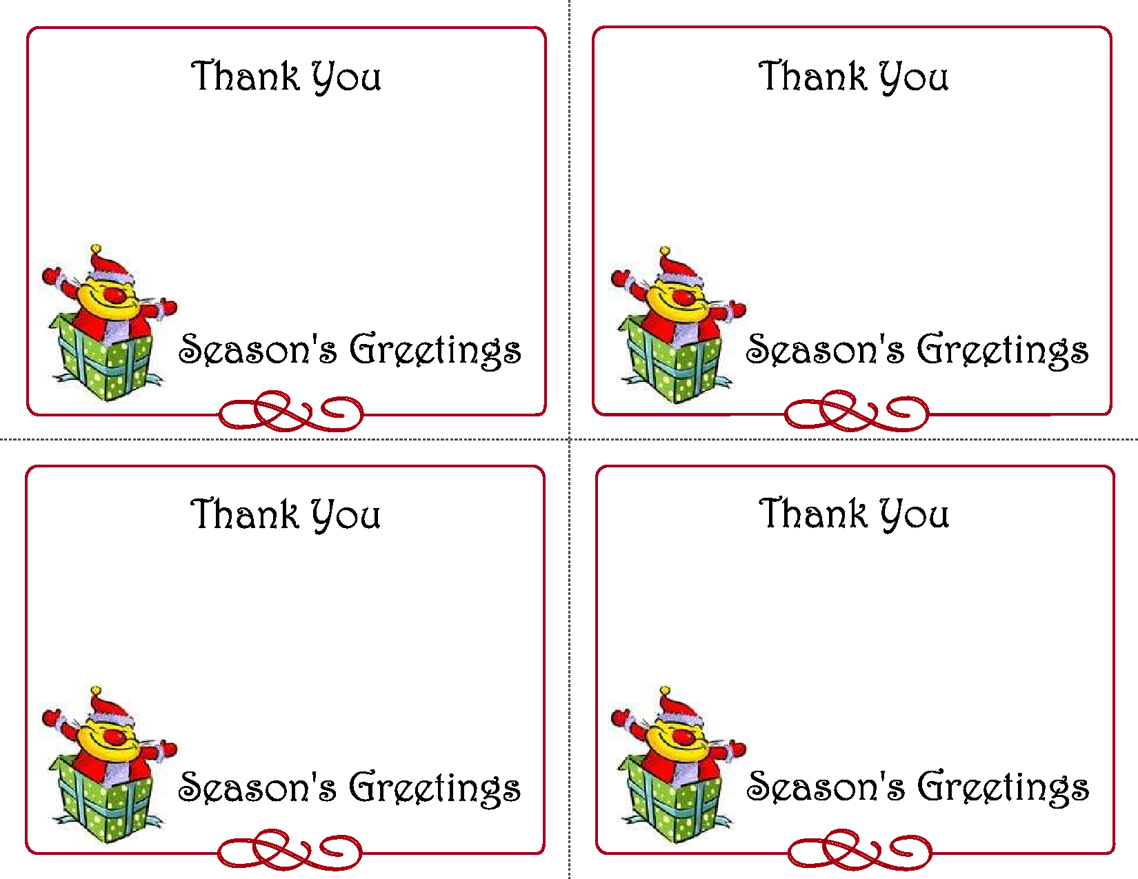 Thank Card Template ] – Funeral Thank You Card Template Inside Christmas Thank You Card Templates Free