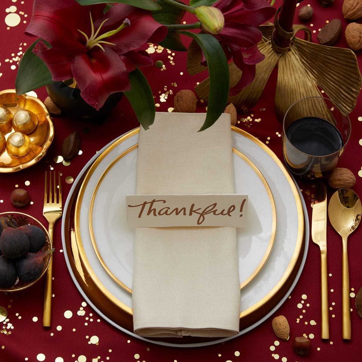 Thankful Table Card | Darcy Miller Designs Regarding Thanksgiving Place Cards Template