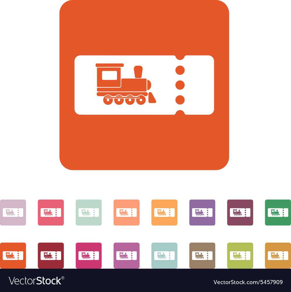 The Blank Train Ticket Icon Travel Symbol Flat Within Blank Train Ticket Template