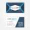 The Blue Business Card Template. Card For Providing Personal.. Inside Company Business Cards Templates