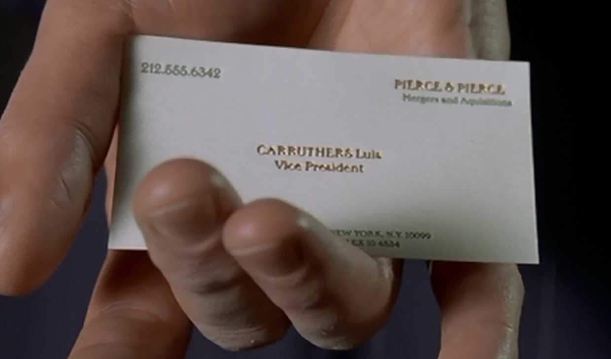 The Business Cards Of American Psycho | Hoban Cards Intended For Paul Allen Business Card Template