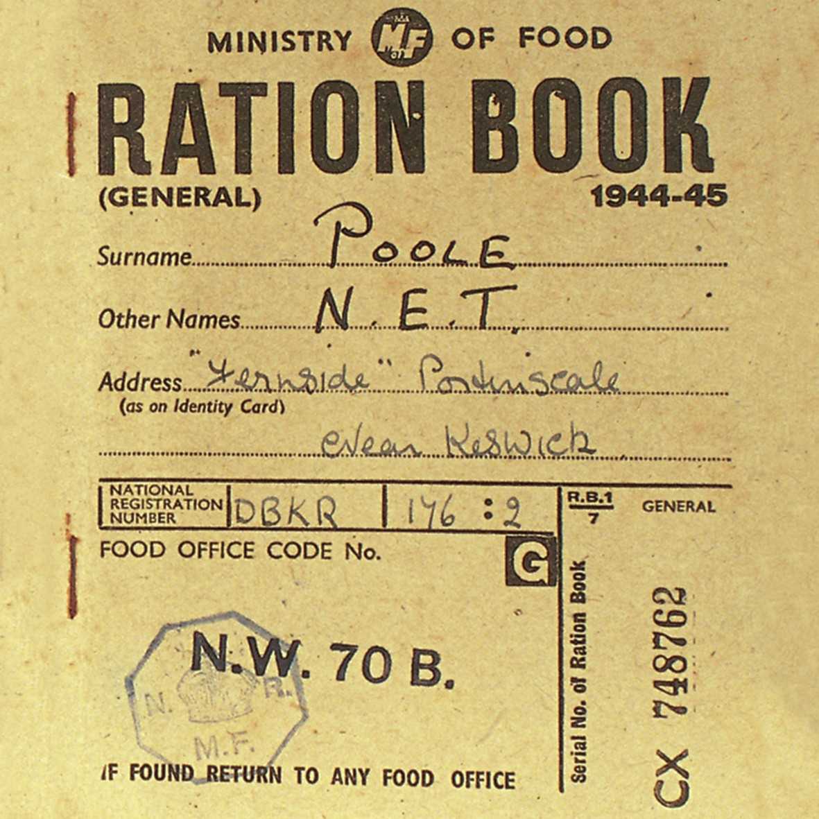 The Olde Curiosity Blog: #ww2 Rationing In The Second World With World War 2 Identity Card Template