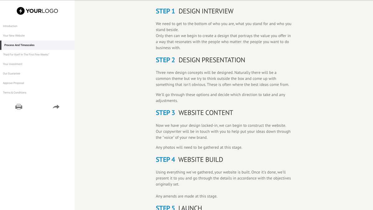 This [Free] WordPress Website Design Proposal Template Won Within Web Design Quote Template Word