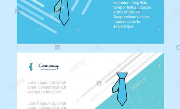 Tie Abstract Corporate Business Banner Template, Horizontal with Tie Banner Template