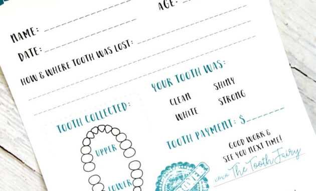 Tooth Fairy Free Printable Certificate throughout Free Tooth Fairy Certificate Template