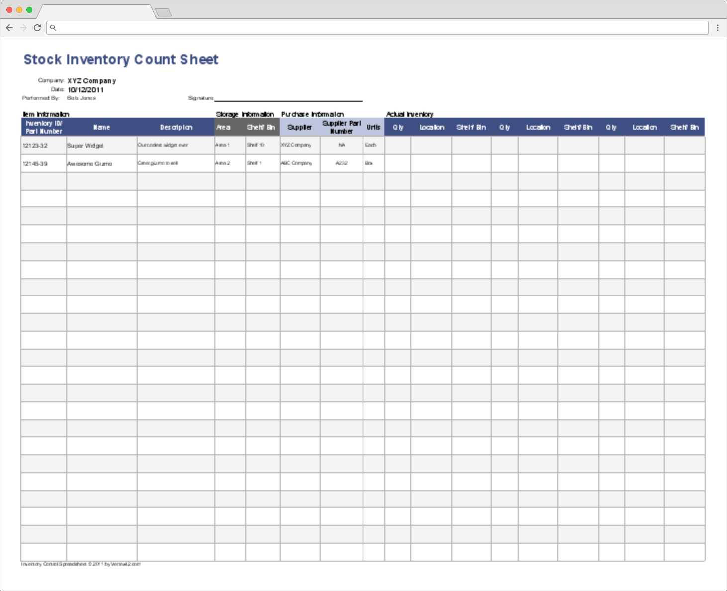 Top 10 Inventory Excel Tracking Templates – Sheetgo Blog Within Stock Report Template Excel