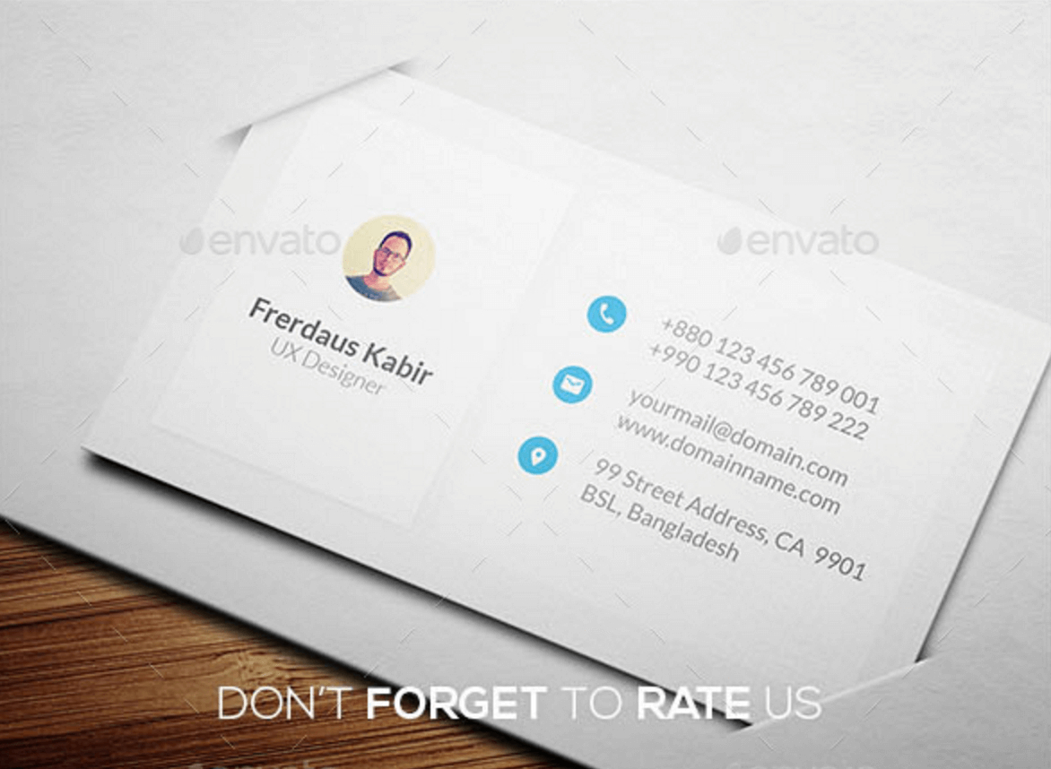 Top 26 Free Business Card Psd Mockup Templates In 2019 With Regard To Rate Card Template Word