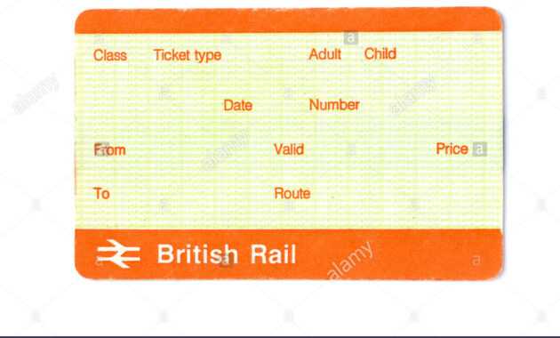 Train Ticket Blank Stock Photos &amp; Train Ticket Blank Stock with Blank Train Ticket Template