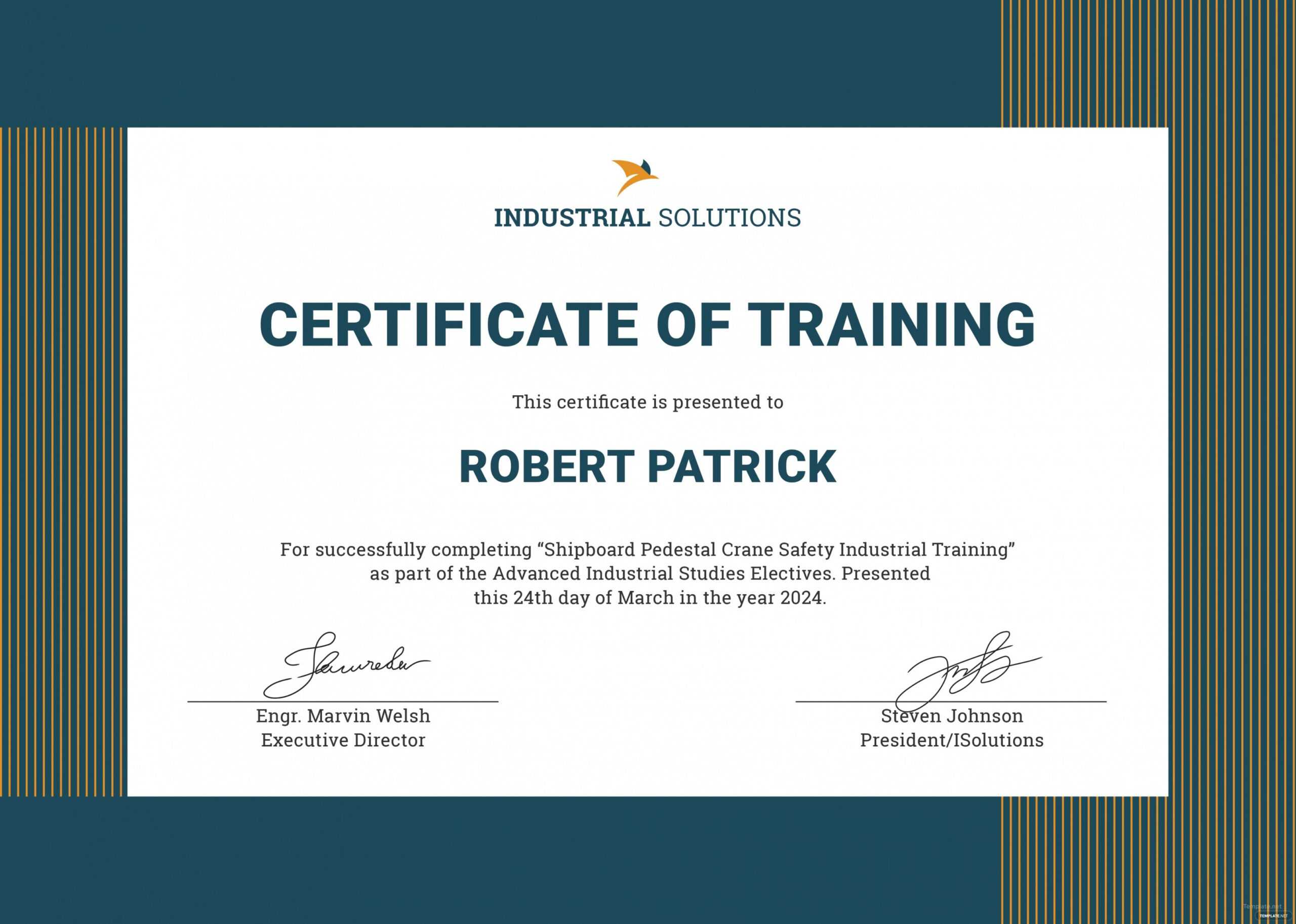 Training Certificate Samples Kleostickenco Safety Training Pertaining To Template For Training Certificate