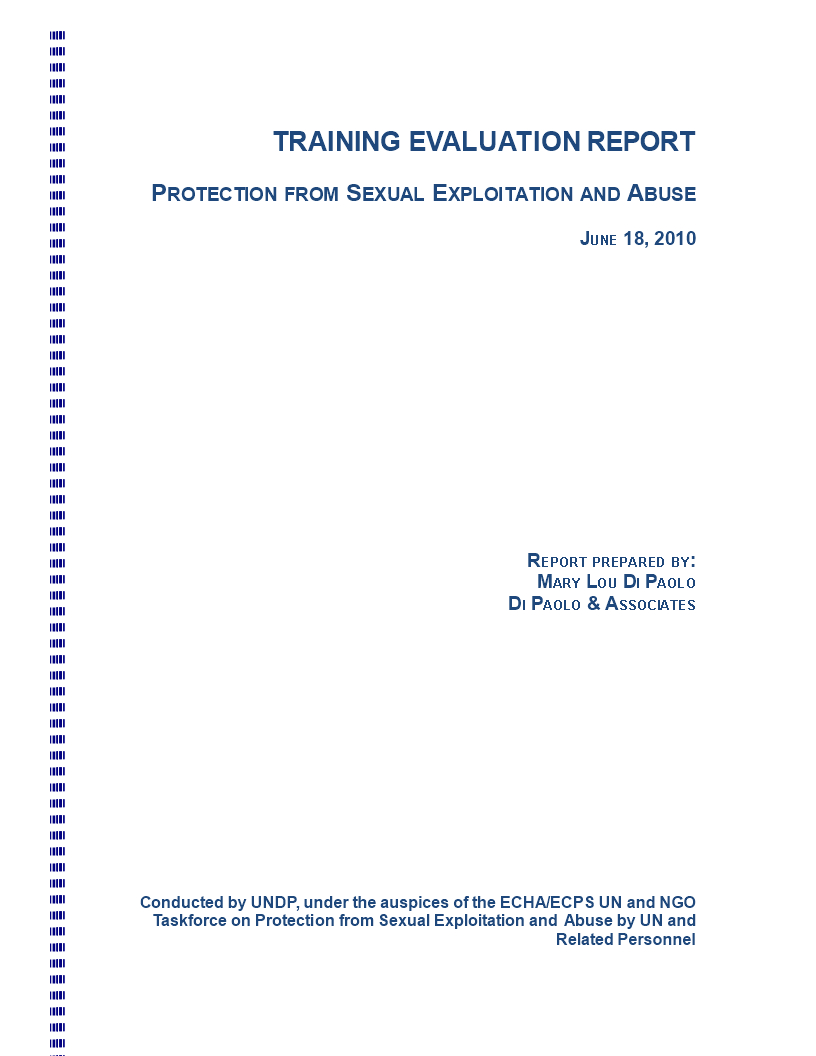 Training Evaluation | Templates At Allbusinesstemplates With Regard To Training Evaluation Report Template