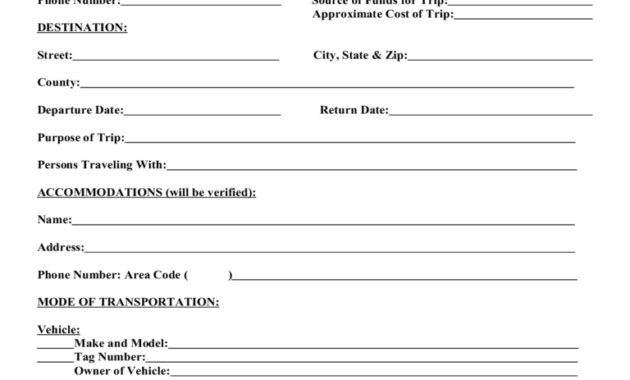 Travel Request Form - 2 Free Templates In Pdf, Word, Excel throughout Travel Request Form Template Word