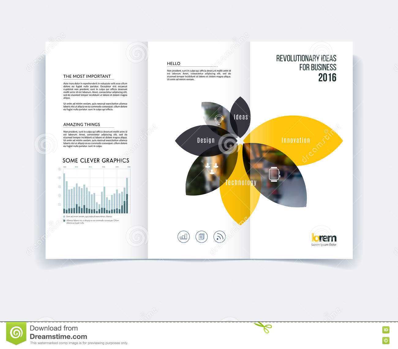 Tri Fold Brochure Template Layout, Cover Design, Flyer In A4 Regarding Engineering Brochure Templates Free Download