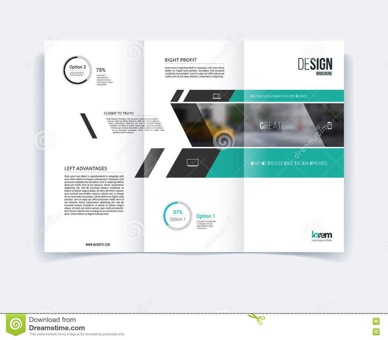 Tri Fold Brochure Template Layout, Cover Design, Flyer In A4 Regarding Engineering Brochure Templates