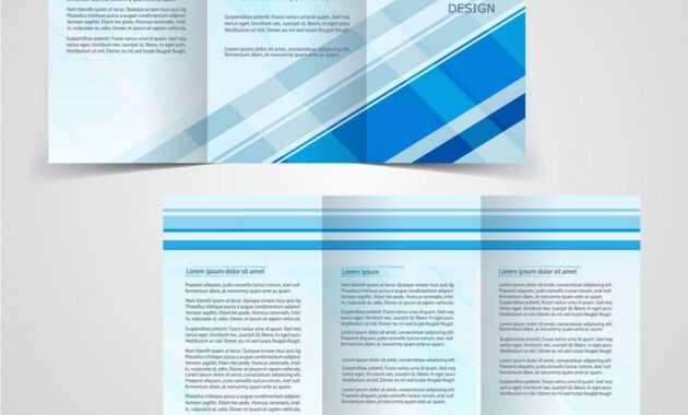 Tri-Fold Business Brochure Template Two-Sided with regard to Double Sided Tri Fold Brochure Template