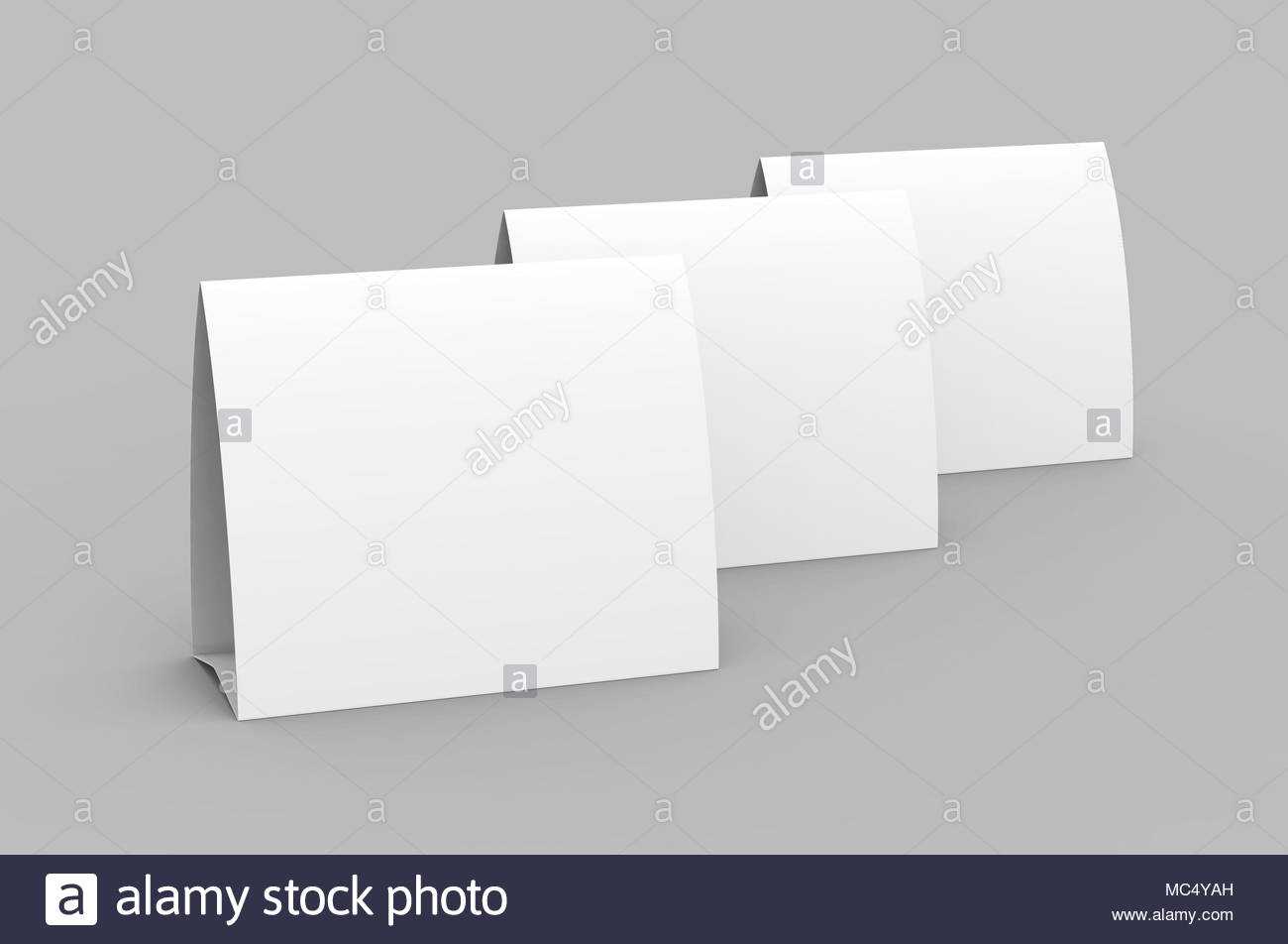 Tri Fold Cards Black And White Stock Photos & Images – Alamy Regarding Tri Fold Tent Card Template