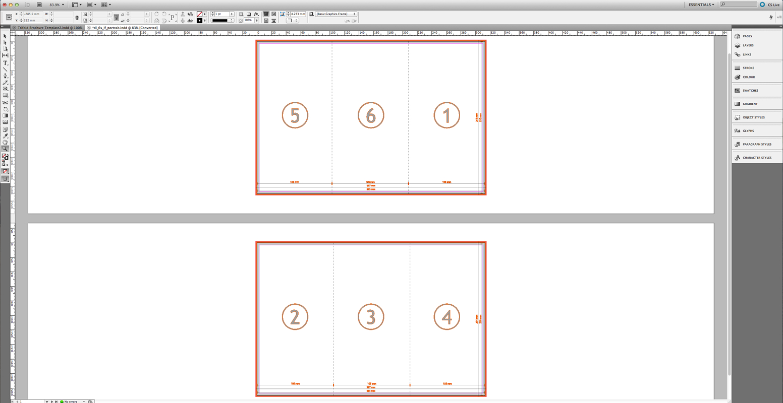 Tutorial: Create A Tri Fold Business Brochure » Saxoprint Throughout 6 Sided Brochure Template