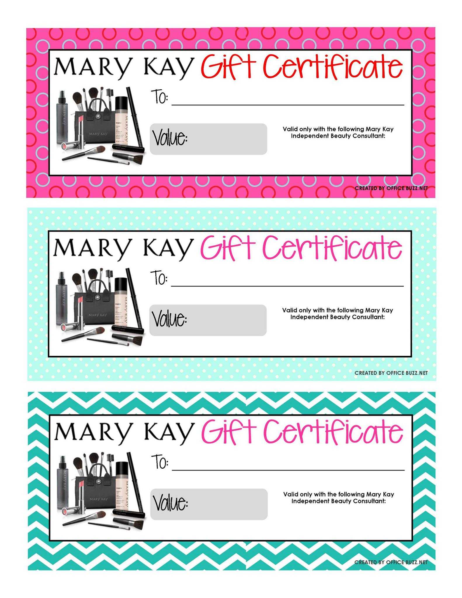 Uk | Mary Kay Gift Certificates With Mary Kay Gift Certificate Template