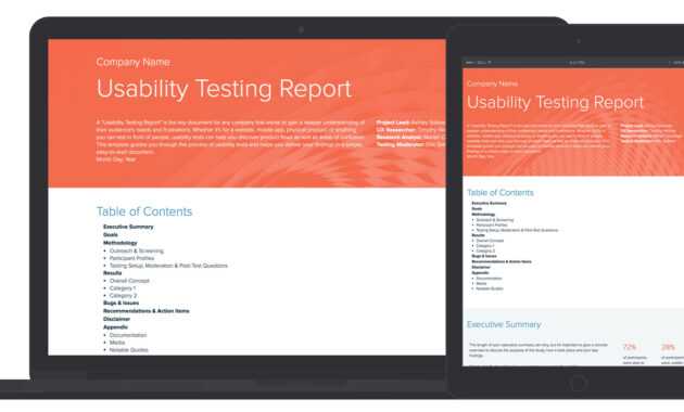 Usability Testing Report Template And Examples | Xtensio throughout Usability Test Report Template