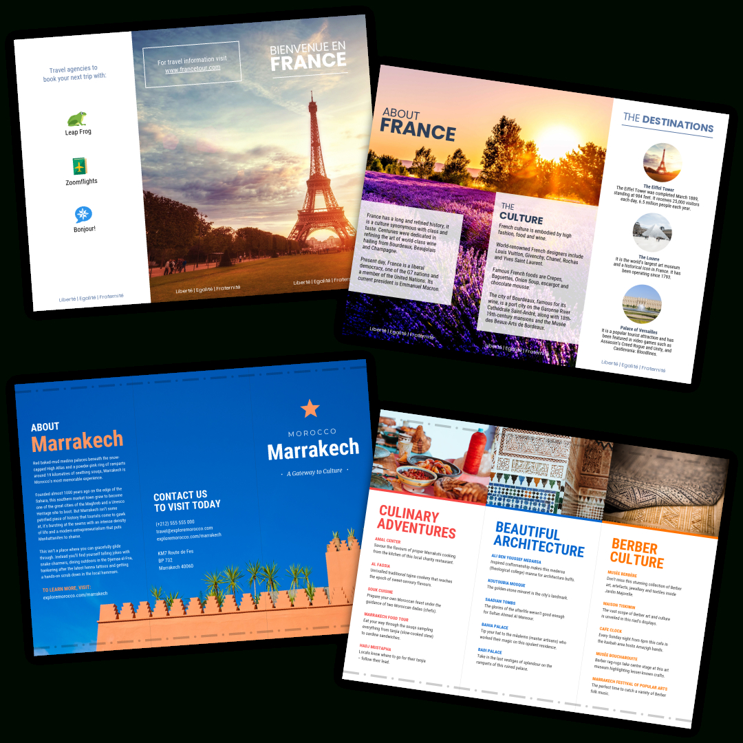 Vacation Brochure Template – Zohre.horizonconsulting.co Intended For Island Brochure Template