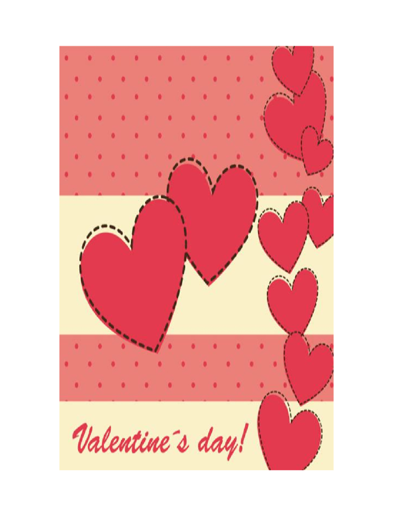 Valentine's Day Card Template – 5 Free Templates In Pdf Within Valentine Card Template Word