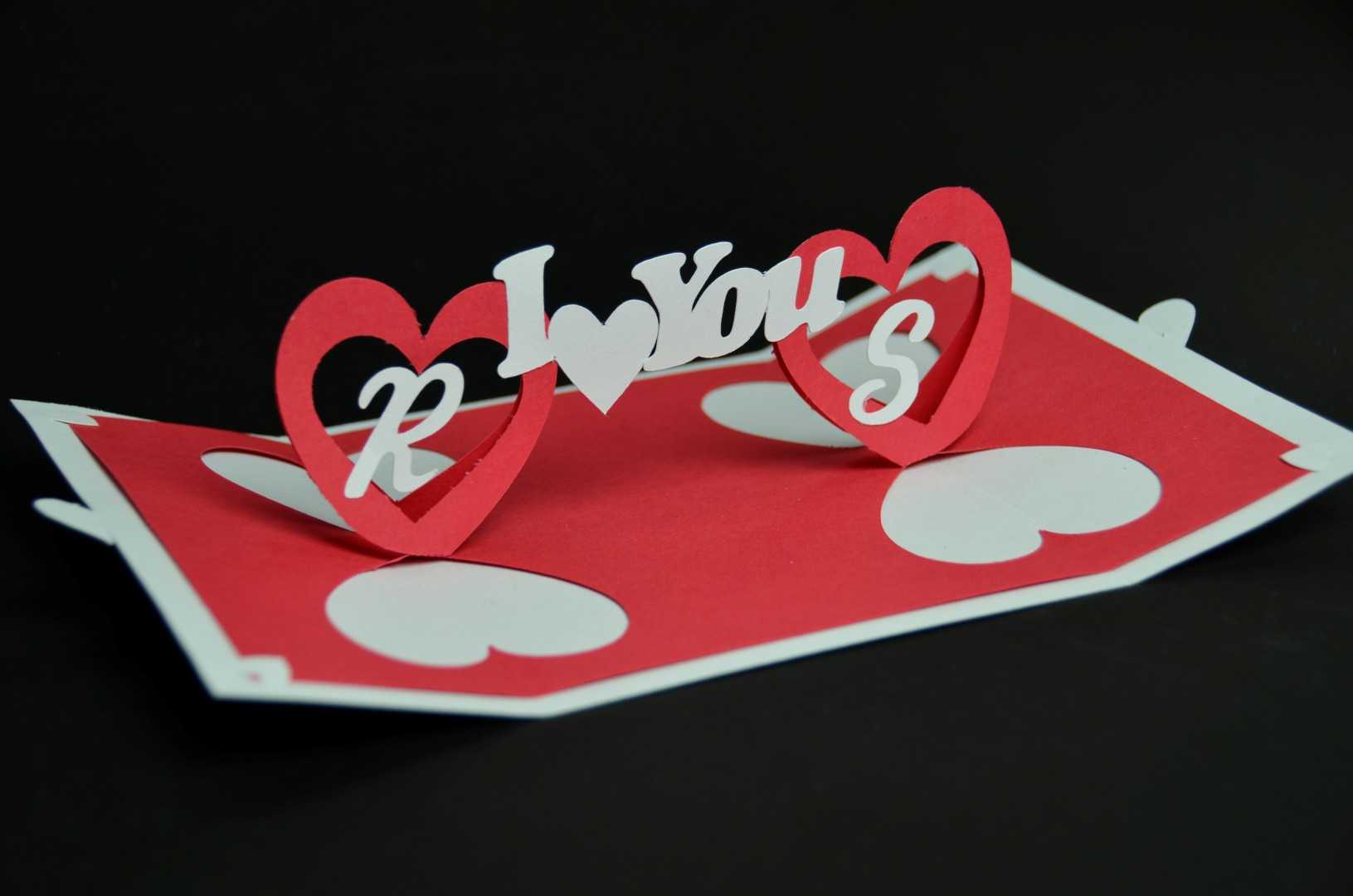 Valentine's Day Pop Up Card: Twisting Heart – Creative Pop Regarding Pop Out Heart Card Template