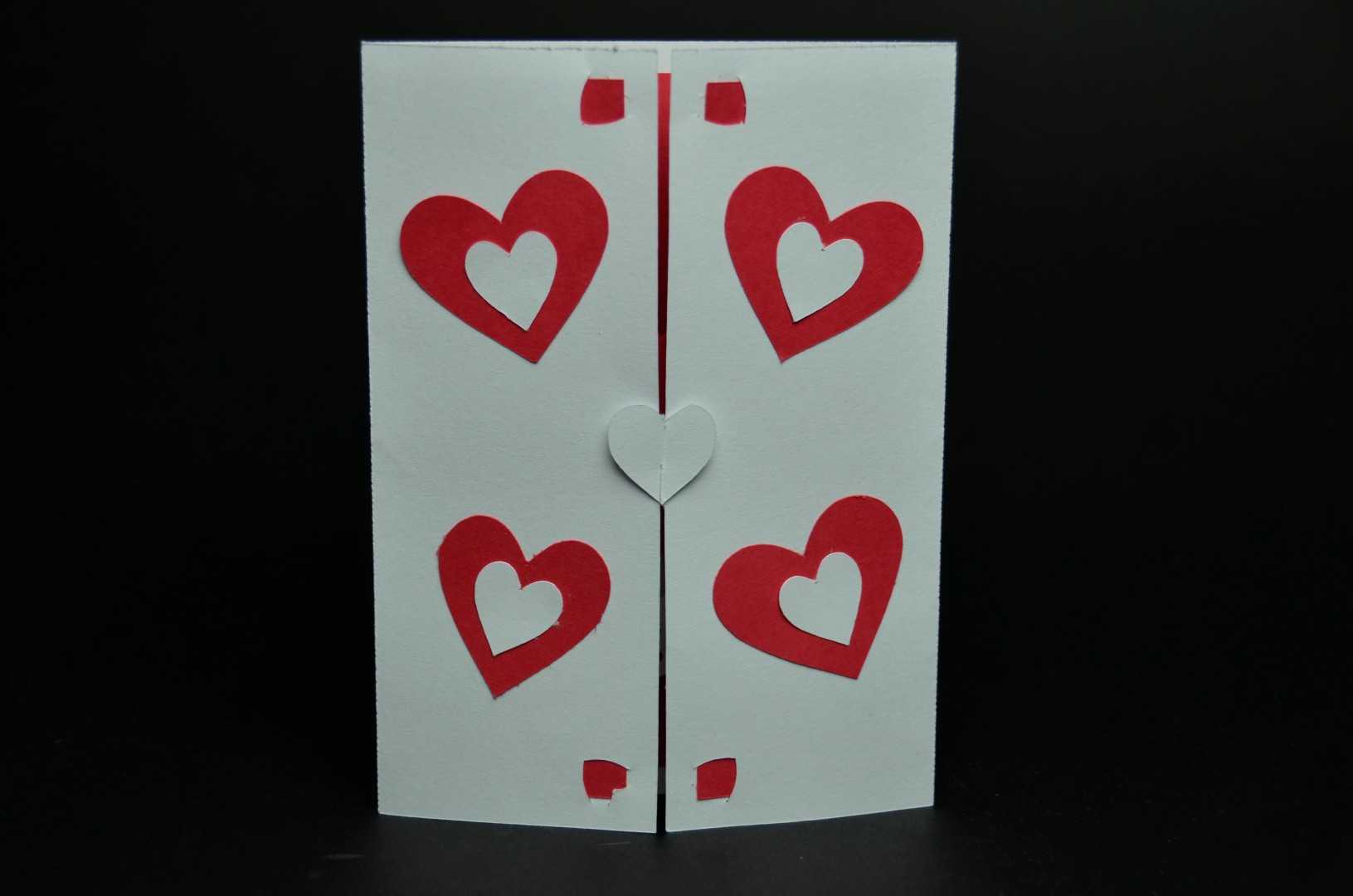 Valentine's Day Pop Up Card: Twisting Heart – Creative Pop Within Heart Pop Up Card Template Free