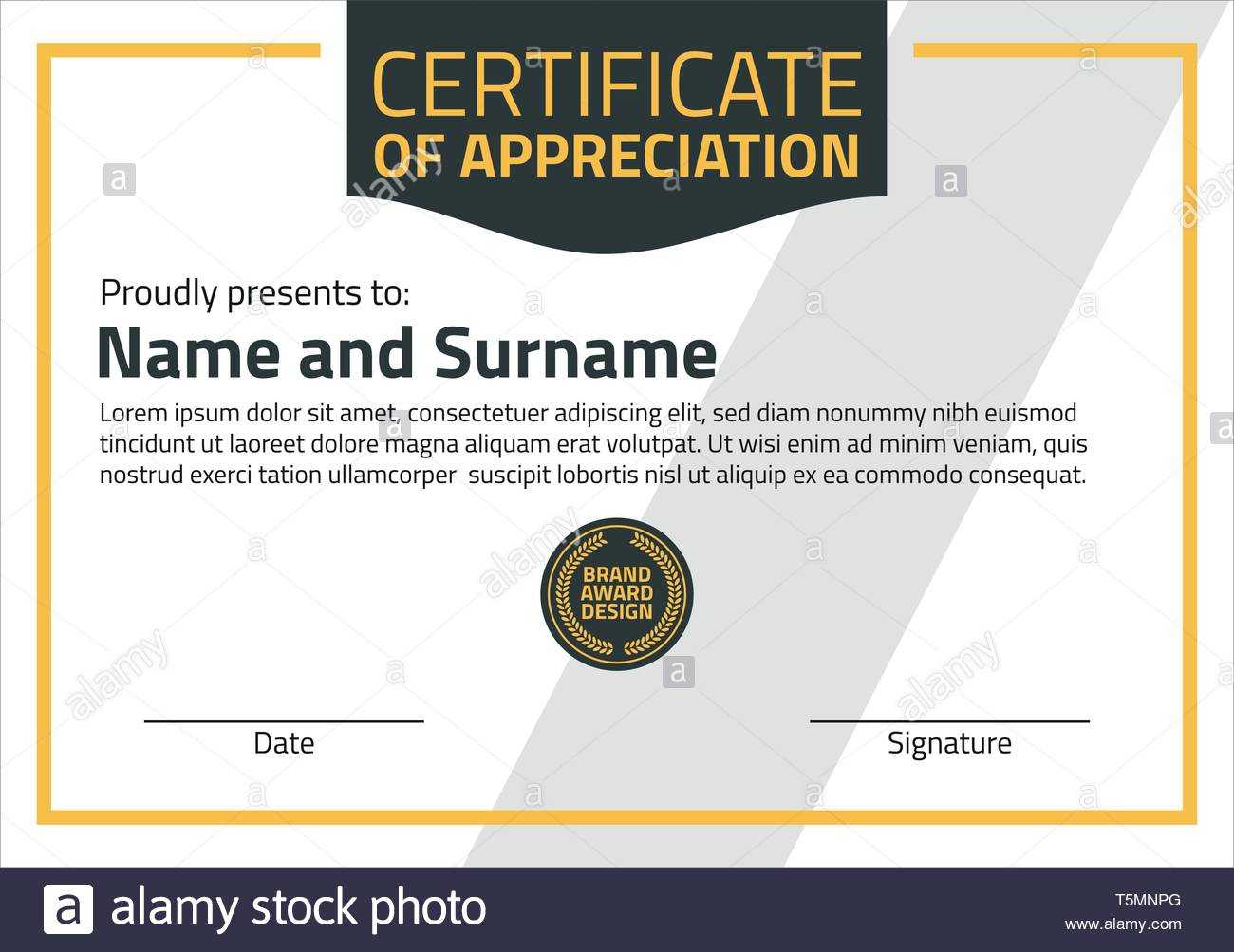 Vector Certificate Template. Illustration Certificate In A4 Pertaining To Certificate Template Size