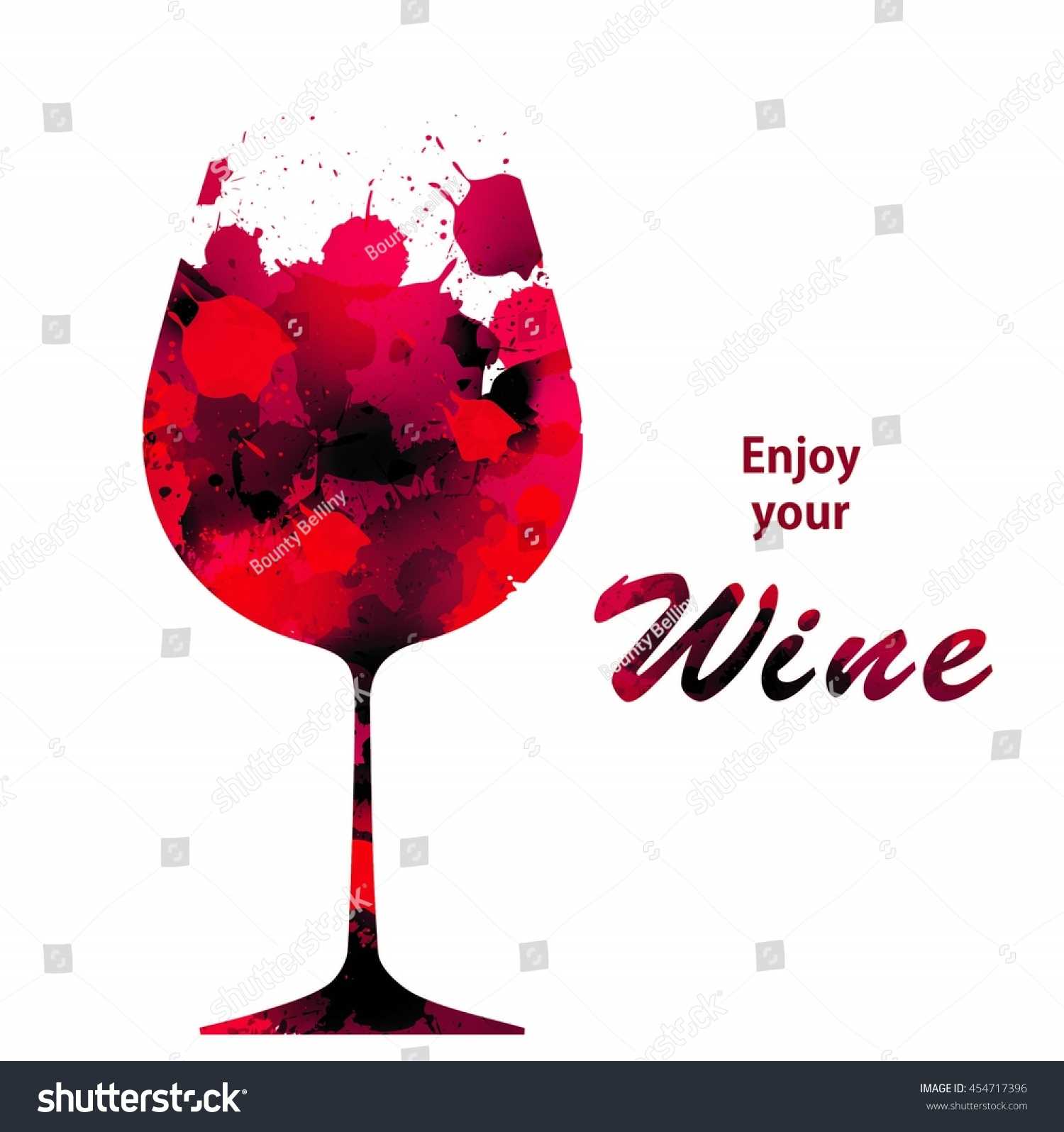 Vector Wine Background Brochure Template Your Stock Image Within Wine Brochure Template