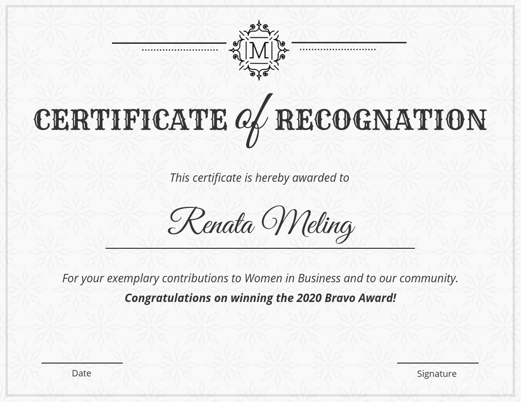 Vintage Certificate Of Recognition Template Throughout Certificates Of Appreciation Template