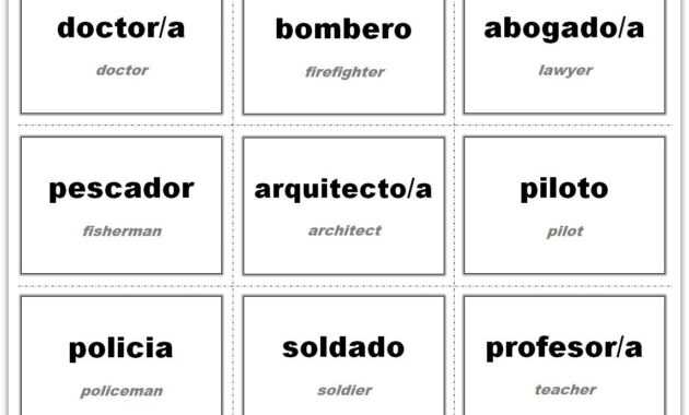 Vocabulary Flash Cards Using Ms Word in Cue Card Template Word