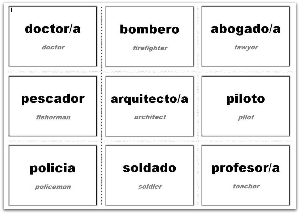 Vocabulary Flash Cards Using Ms Word In Making Words Template