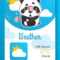 Weather Forecast Kids Mobile App Screen With Cartoon Kawaii Character With Kids Weather Report Template