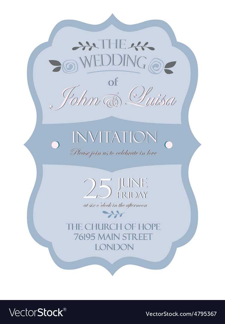 Wedding Invitation Card Template Throughout Church Wedding Invitation Card Template