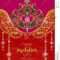 Wedding Invitation Card Templates . Stock Vector Throughout Indian Wedding Cards Design Templates