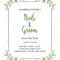 Wedding Invitation Card. Wedding Card Template With Decorative.. Within Church Wedding Invitation Card Template