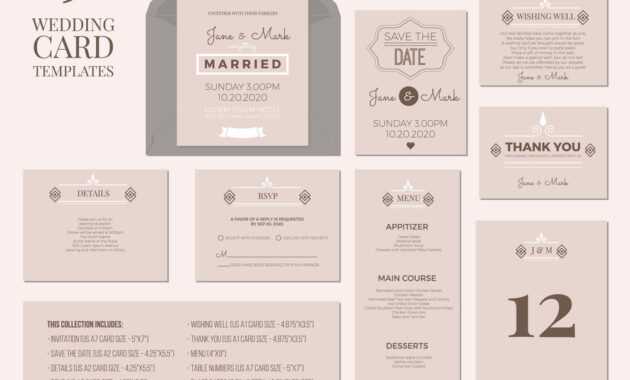 Wedding Invitation Template throughout Wedding Card Size Template