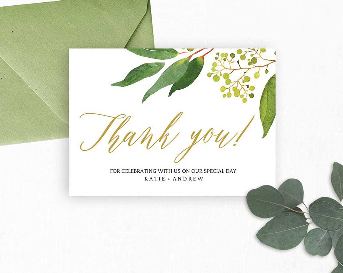 Wedding Thank You Card Editable Template – Free Print Intended For Template For Wedding Thank You Cards