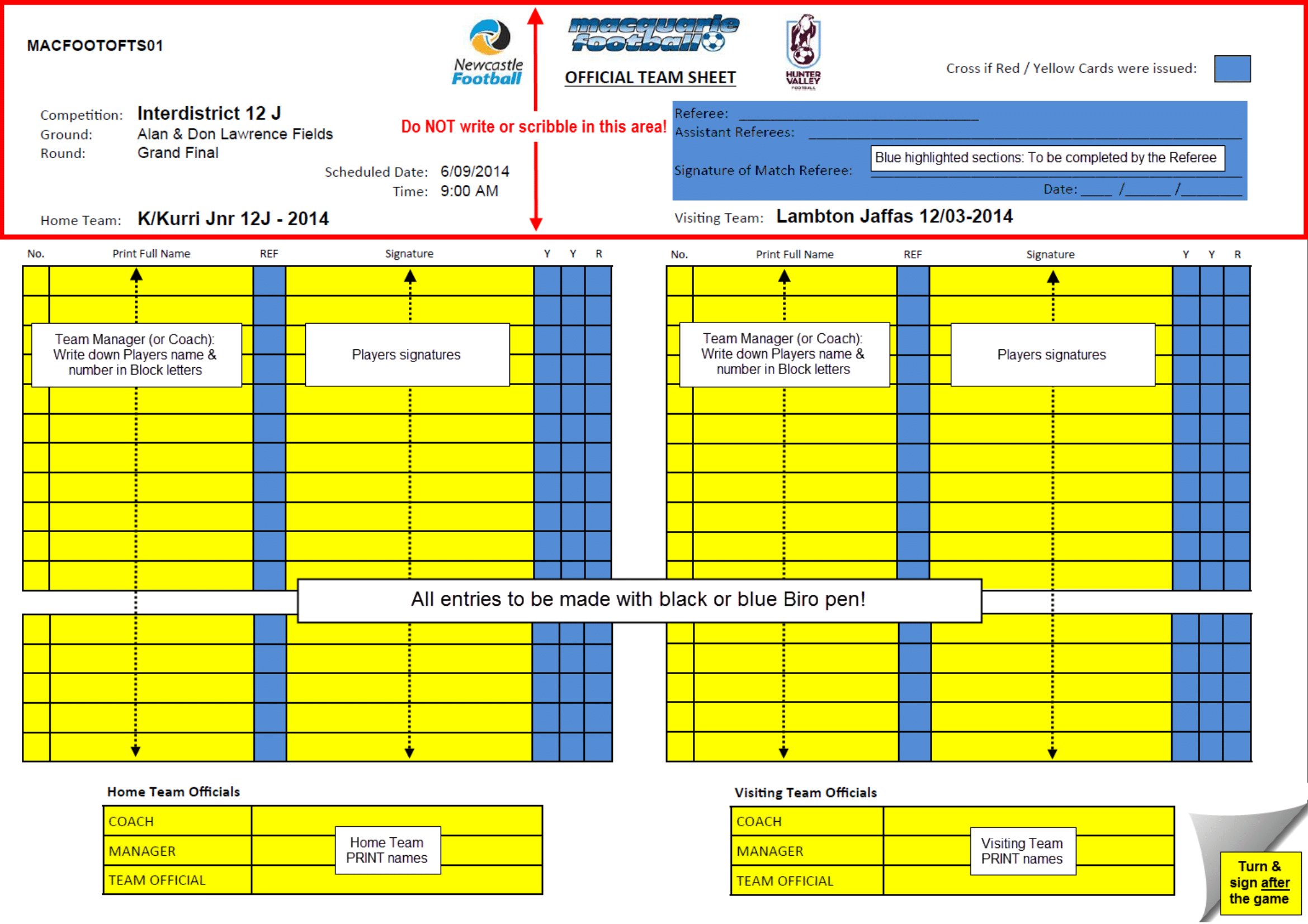 What Do The Referees Write During The Matches? – Sports Within Football Referee Game Card Template