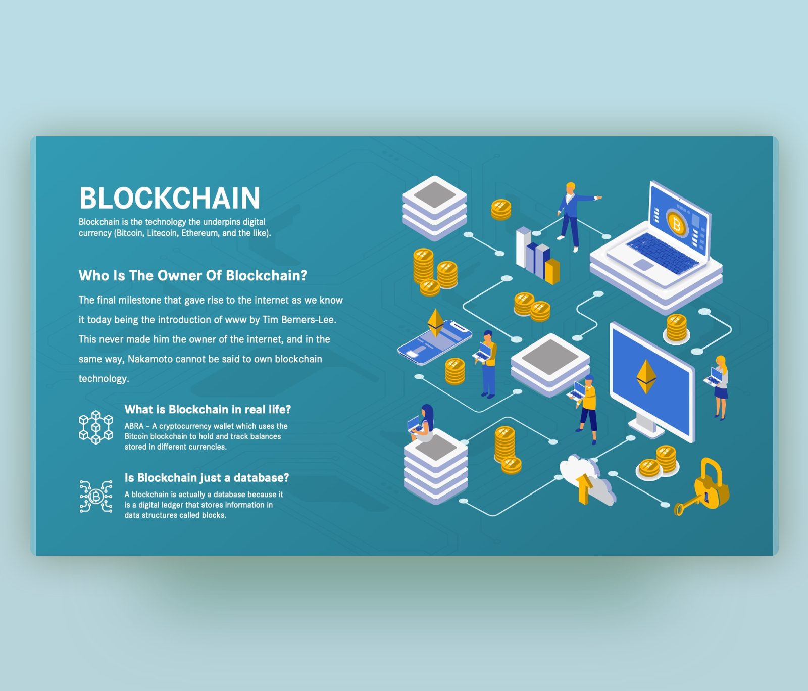 What Is The Blockchain & How Does It Work | Ppt Template Within Where Are Powerpoint Templates Stored