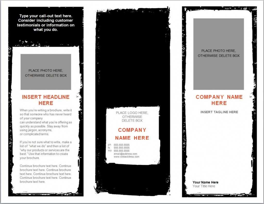 Word Brochure Template | Brochure Templates Word Throughout Word 2013 Brochure Template