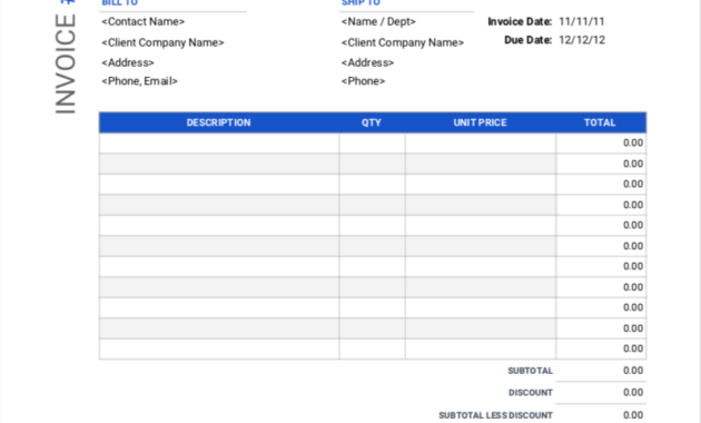 Word Invoice Template | Free To Download | Invoice Simple intended for Free Downloadable Invoice Template For Word