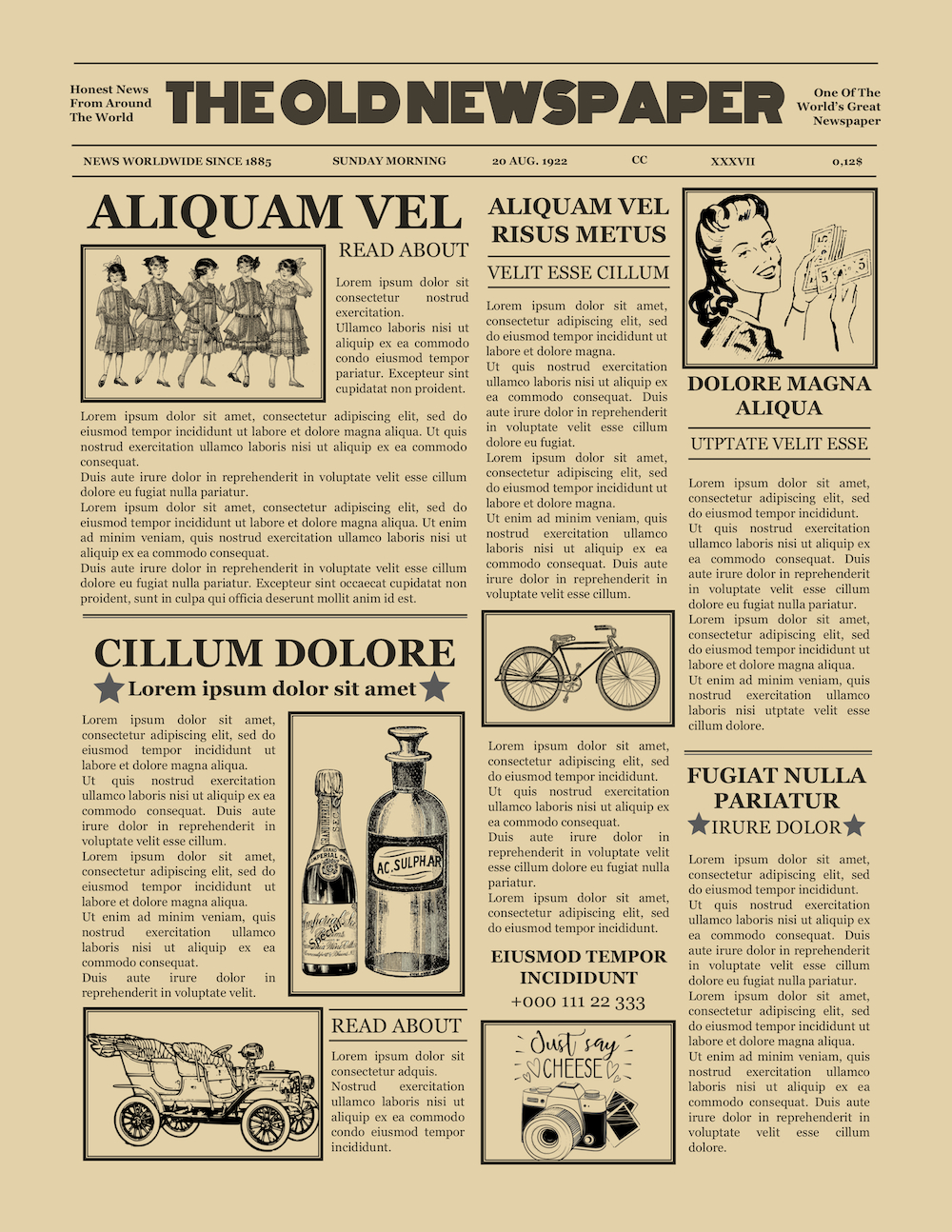 Word Old Newspaper Template – Mahre.horizonconsulting.co Throughout Blank Old Newspaper Template