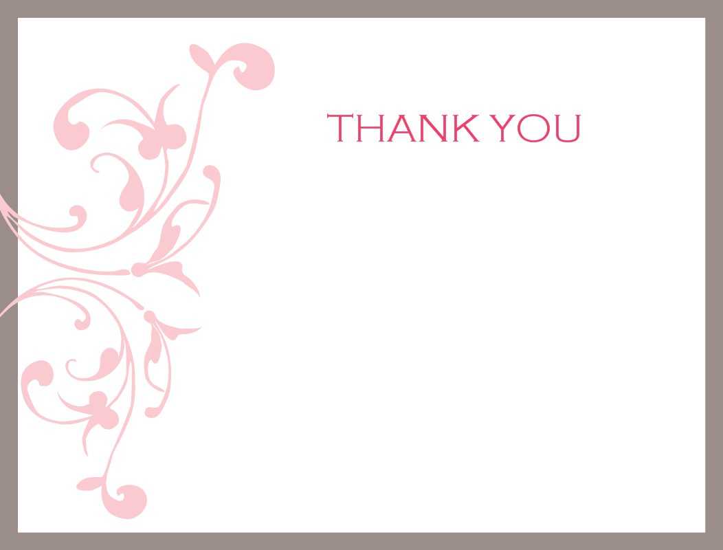 Word Thank You Card Template – Zohre.horizonconsulting.co Regarding Sympathy Thank You Card Template