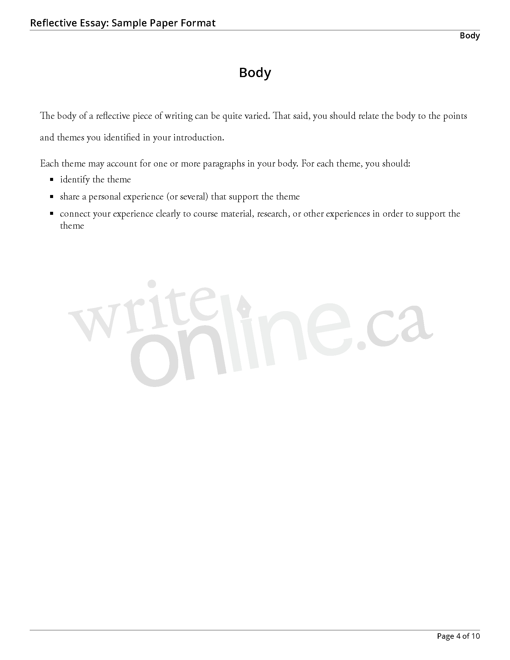 Write Online: Reflective Writing Writing Guide – Resources For Report Writing Template Ks1