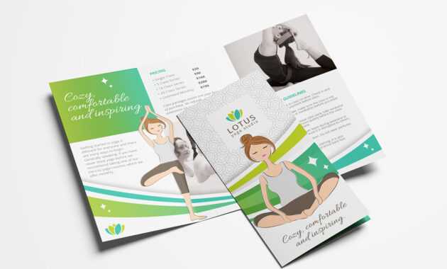 Yoga Studio Tri-Fold Brochure Template In Psd, Ai &amp; Vector regarding Tri Fold Brochure Template Illustrator