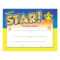 You're A Star! Gold Foil Stamped Certificate In Star Of The Week Certificate Template